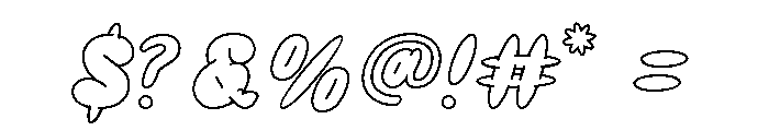 Brandbel Regular Font OTHER CHARS