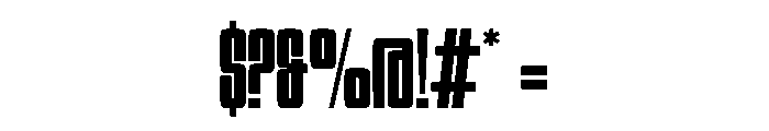 Brandear Regular Font OTHER CHARS