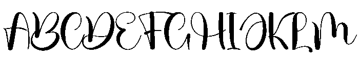 Branding Magnolia Font UPPERCASE