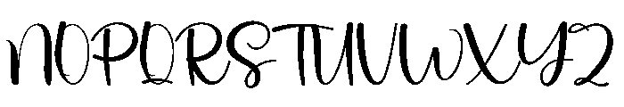 Branding Magnolia Font UPPERCASE