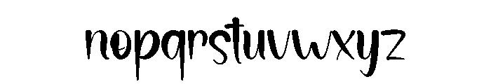 Branding Magnolia Font LOWERCASE