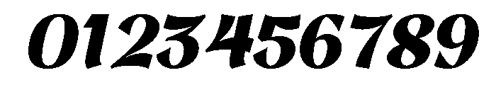 Brangkal Black Italic Font OTHER CHARS