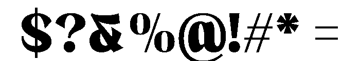 Brangkal Black Font OTHER CHARS