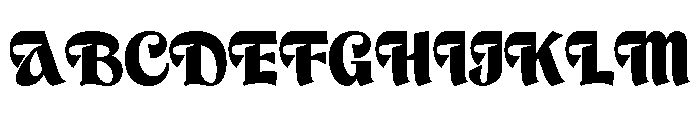 Brangkal Black Font UPPERCASE