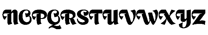 Brangkal Black Font UPPERCASE