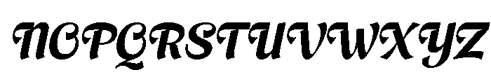 Brangkal Bold Italic Font UPPERCASE