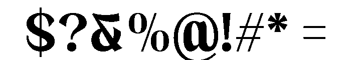 Brangkal Bold Font OTHER CHARS