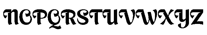 Brangkal Bold Font UPPERCASE