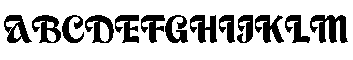 Brangkal Extra Bold Font UPPERCASE