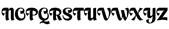 Brangkal Extra Bold Font UPPERCASE
