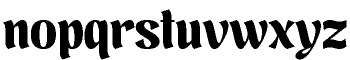 Brangkal Extra Bold Font LOWERCASE