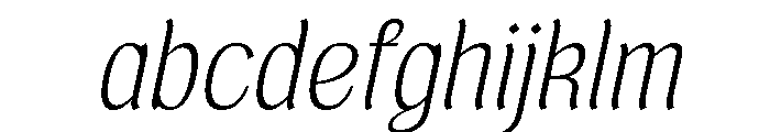 Brangkal Extra Light Italic FONT