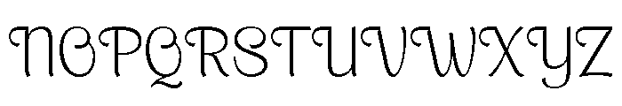 Brangkal Extra Light Font UPPERCASE