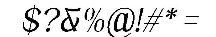 Brangkal Italic Font OTHER CHARS