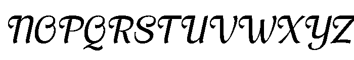 Brangkal Italic Font UPPERCASE