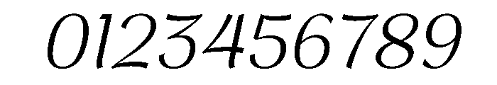 Brangkal Light Italic Font OTHER CHARS