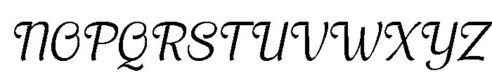 Brangkal Light Italic Font UPPERCASE
