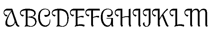 Brangkal Light Font UPPERCASE