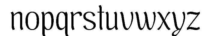 Brangkal Light Font LOWERCASE