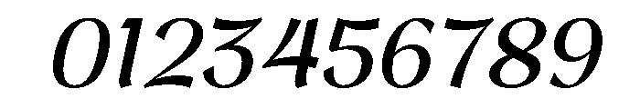 Brangkal Medium Italic Font OTHER CHARS