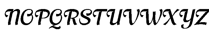 Brangkal Medium Italic Font UPPERCASE