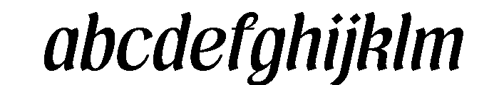 Brangkal Medium Italic FONT