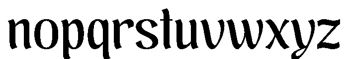 Brangkal Medium Font LOWERCASE