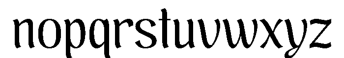 Brangkal Regular Font LOWERCASE