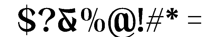 Brangkal Semi Bold Font OTHER CHARS