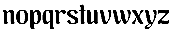 Brangkal Semi Bold Font LOWERCASE