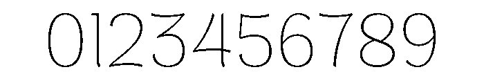 Brangkal Thin Font OTHER CHARS