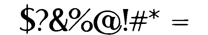 Brantley Font OTHER CHARS