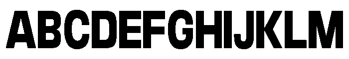 Braskion Black Condensed Font UPPERCASE
