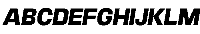 Braskion Black Oblique Font UPPERCASE