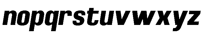 Braskion Black SemiCond Obliq Font LOWERCASE