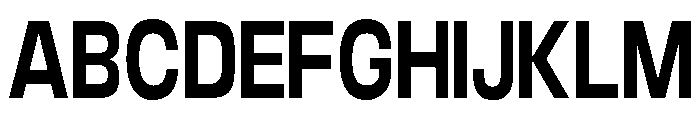 Braskion Bold Condensed Font UPPERCASE