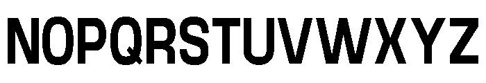 Braskion Bold Condensed Font UPPERCASE