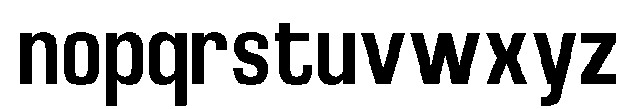 Braskion Bold Condensed Font LOWERCASE