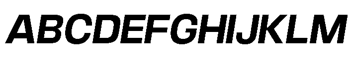 Braskion Bold Oblique Font UPPERCASE