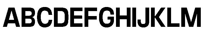 Braskion Bold Semi Condensed Font UPPERCASE