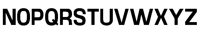 Braskion Bold Semi Condensed Font UPPERCASE