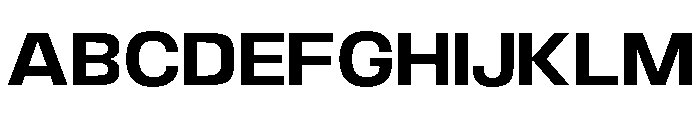 Braskion Bold Semi Expanded Font UPPERCASE