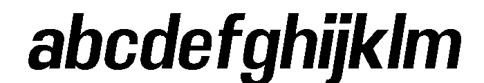 Braskion Bold SemiCond Obliq FONT