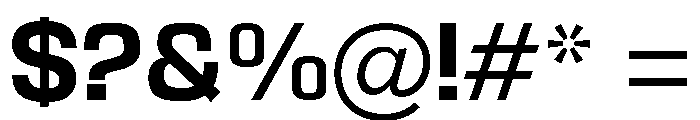 Braskion Bold Font OTHER CHARS