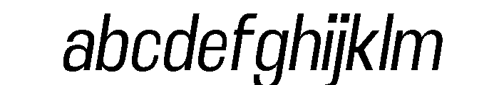Braskion Condensed Oblique FONT