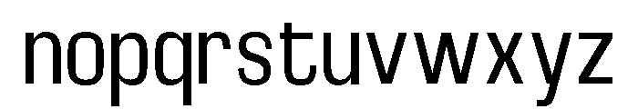 Braskion Condensed Font LOWERCASE