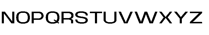 Braskion Expanded Font UPPERCASE