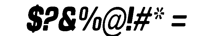 Braskion Soft Black Cond Ita Font OTHER CHARS