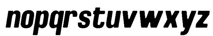 Braskion Soft Black Cond Ita Font LOWERCASE