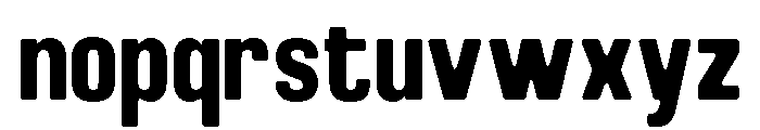 Braskion Soft Black Condensed Font LOWERCASE